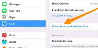 Come eliminare la cronologia in Safari su iOS