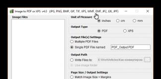 Paggawa ng PDF mula sa JPG o JPEG