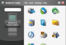 Mga pangunahing tampok ng Nokia PC Suite