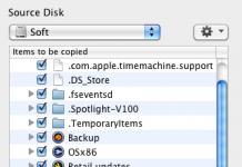 Прехвърляне на папката на потребителя с всички данни на друго устройство в Mac OS X