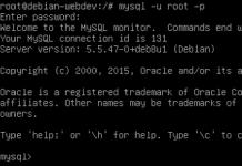 Работа с MySQL из командной строки
